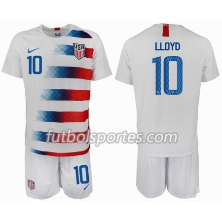 Camisetas Estados Unidos LLOYD 10 Niño Primera Equipacion 2018/2019